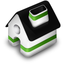 Home Green Icon 128x128 png